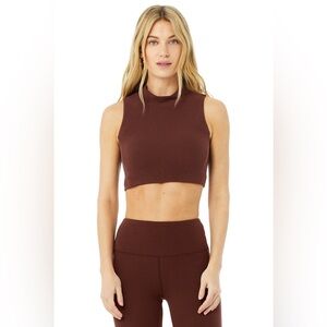 ALO Yoga Brown Tank Top